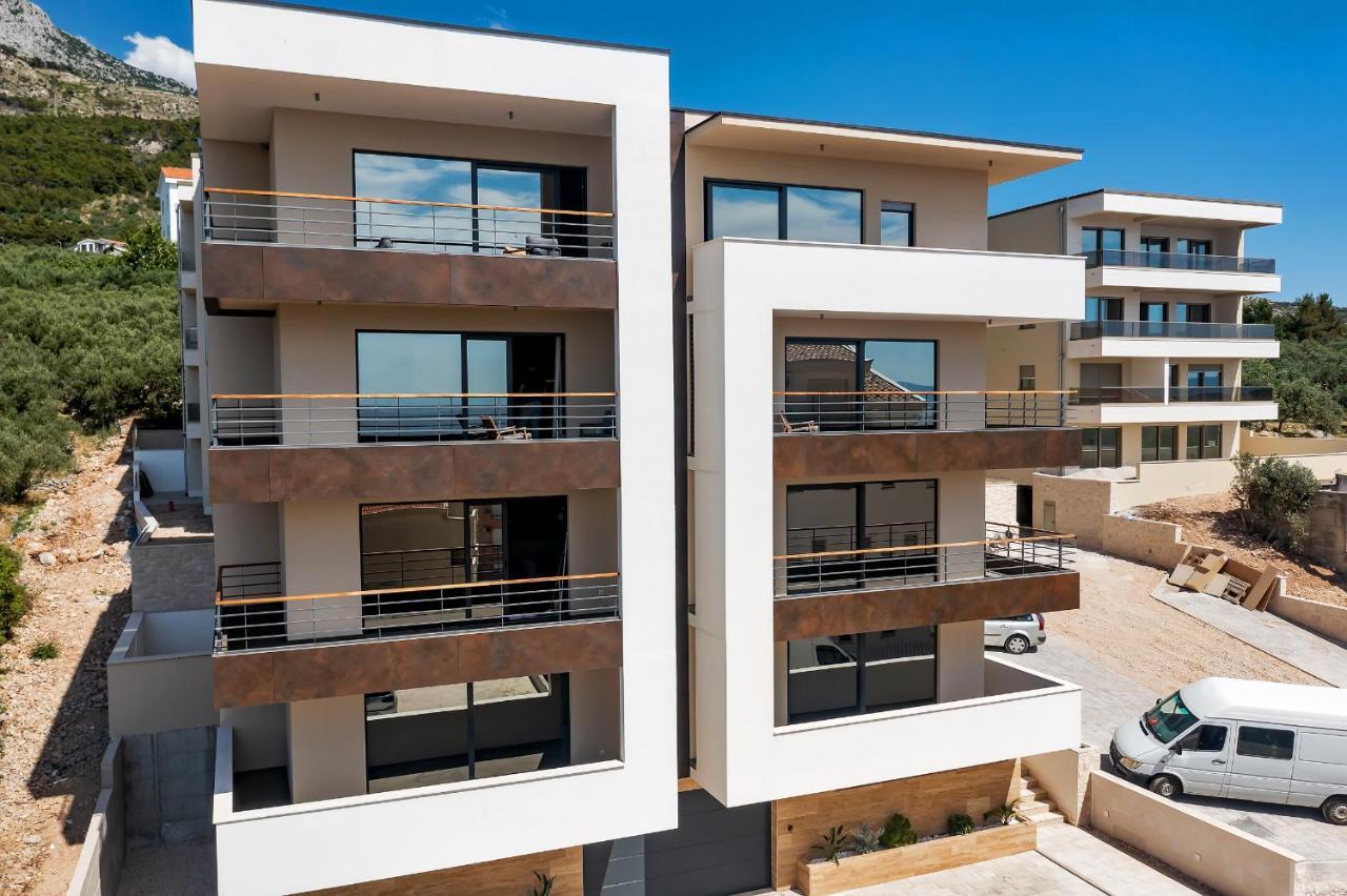 5-6 Luxury Apartments L&L Tucepi - 100M From The Beach - Makarska Exklusiv エクステリア 写真